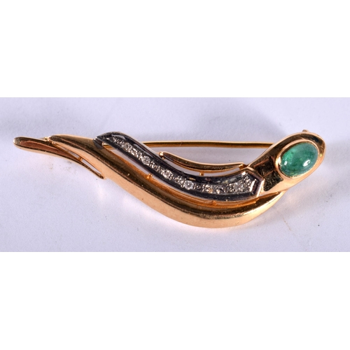 1237 - Two Vintage Bar Brooches and Two Horseshoe Stick Pins.  Largest 6cm x 1.6cm, total weight 16.9g (4)