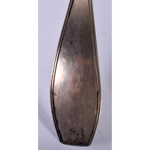 1449 - Two Silver Sifter Spoons.  Indistinct hallmarks.  Largest 15cm x 7.5cm,  total weight 62.2g (2)