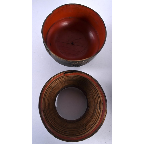 2828 - A RARE 18TH/19TH CENTURY TIBETAN CARVED WOOD BOWL ON STAND. 18 cm x 12 cm.