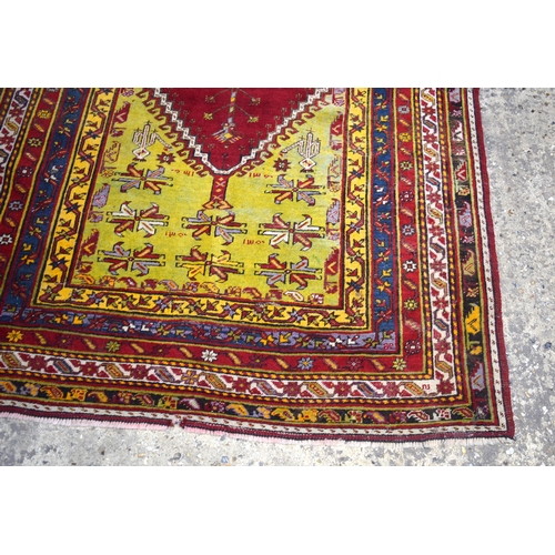 3023 - An Anatolian prayer rug 230 x 142 cm.