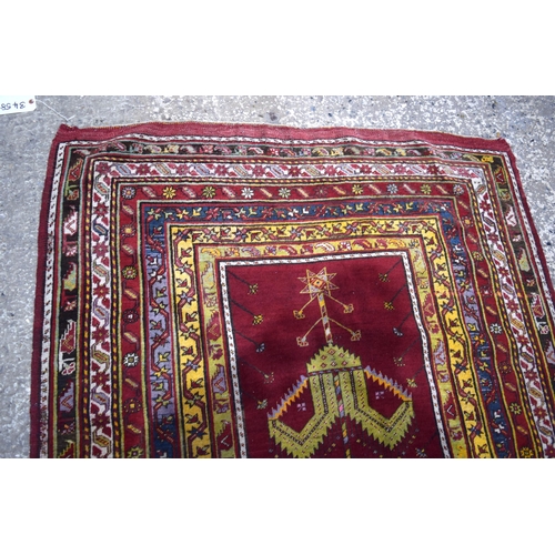 3023 - An Anatolian prayer rug 230 x 142 cm.