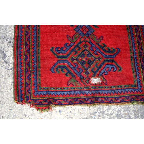 3025 - A Turkish Oushak runner 266 x 95 cm.