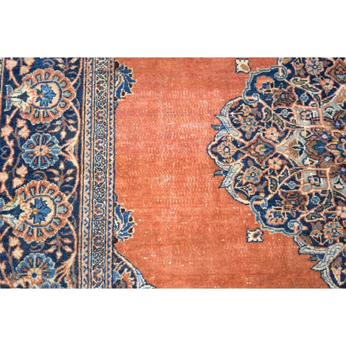 3032 - A Persian Kashan rug 210 x 135 cm.