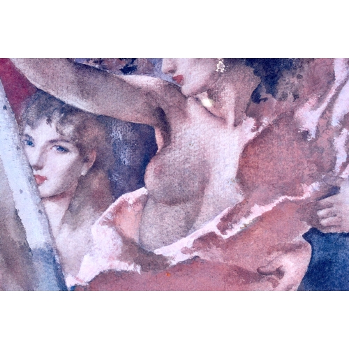 3164 - After Sir William Russell Flint A large framed print of females 