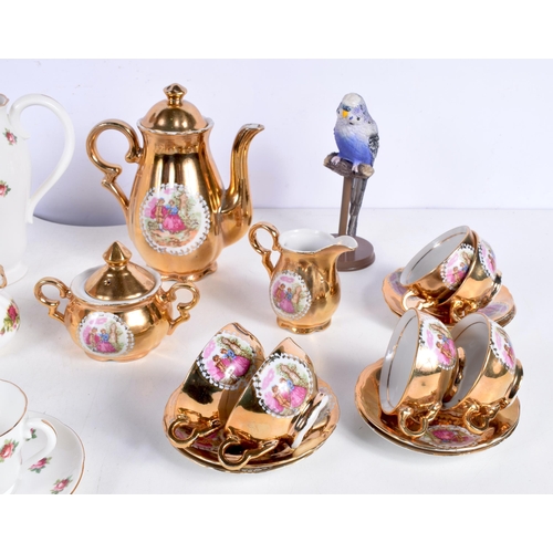 3371 - An Adderley Tea Service together with another continental Tea service (Qty).