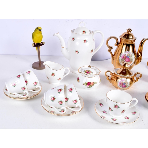 3371 - An Adderley Tea Service together with another continental Tea service (Qty).