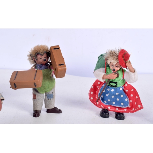 3632 - A collection of Steiff Mecki Hedgehogs 12 cm (6).