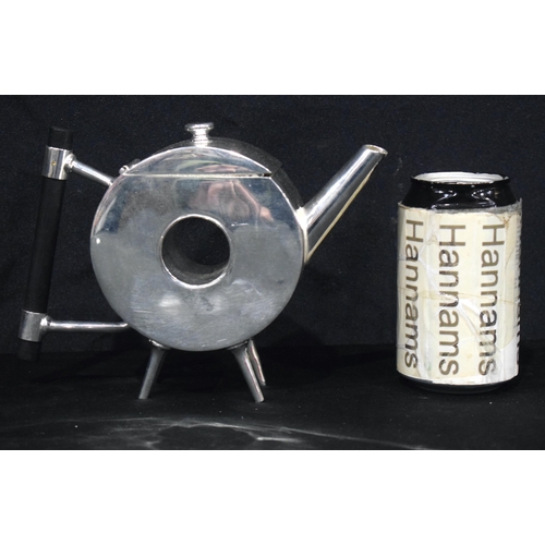 3721 - A Silver plated Dresser style tea pot 15 x 18 cm.