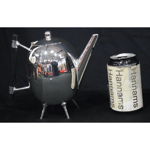 3722 - A Silver plated Dresser style tea pot 15 x 18 cm.