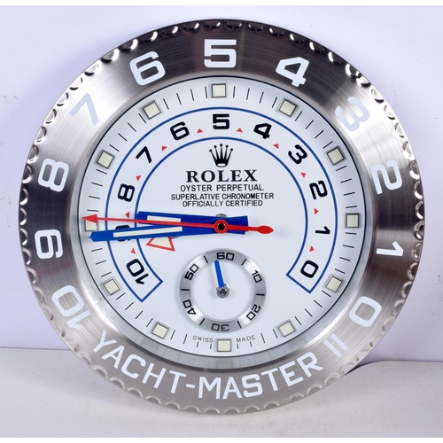 3761 - A Contemporary Rolex wall clock 34 cm.