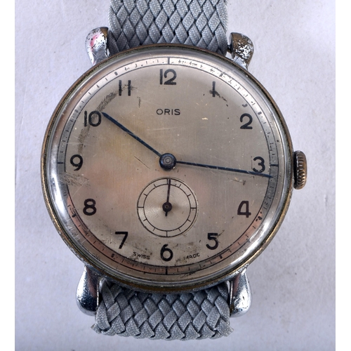 A Vintage 1930s Oris Wristwatch with later strap. Dial 3.4cm incl