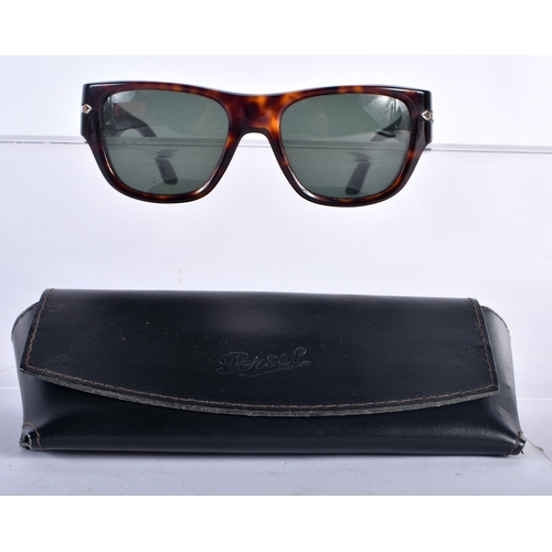 283 - A Cased Pair of Persol Ladies Sunglasses.  13.4cm wide