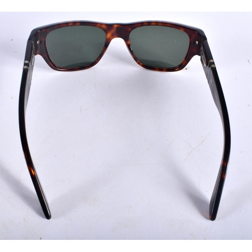 283 - A Cased Pair of Persol Ladies Sunglasses.  13.4cm wide