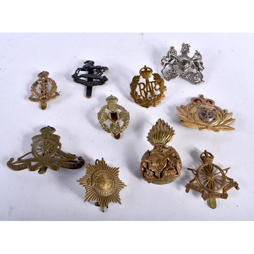 306 - Ten Military Cap Badges (10)