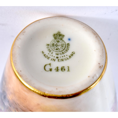 178 - Royal Worcester vase painted with Highland Cattle by Harry Stinton, signed, date mark 1924 shape G46... 