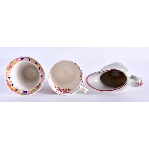 292 - Late 18th century Chamberlains Worcester moulded coffee cup and saucer painted with a sepia landscap... 