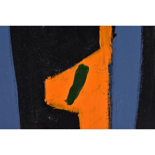 308 - Mia (20th Century) Oil on board, Abstract figures. 75 cm x 65 cm.