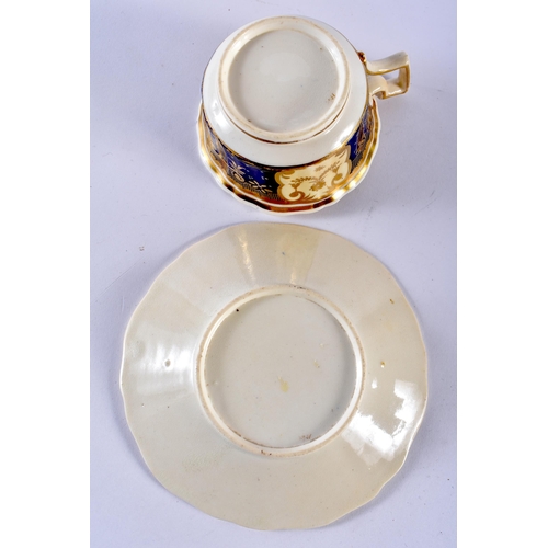 71 - ASSORTED 19TH CENTURY CONTINENTAL AND ENGLISH CUPS AND SAUCERS. (qty)