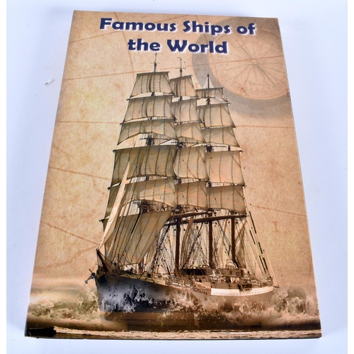 765 - FAMOUS SHIPS OF THE WORLD PROOF COINS. (qty)