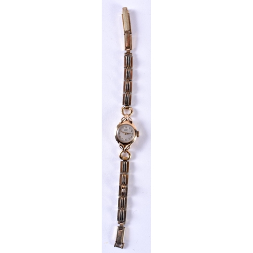 109 - TUDOR ROYAL 9ct Gold Cased Women's Vintage WRIST WATCH.  Movement - Hand-Wind Movement.  WORKING - T... 