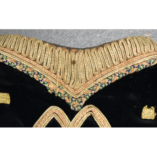 151 - THREE 19TH CENTURY MIDDLE EASTERN TURKISH OTTOMAN JACKETS. (3)  46 cm wide (armpit to armpit). (3)