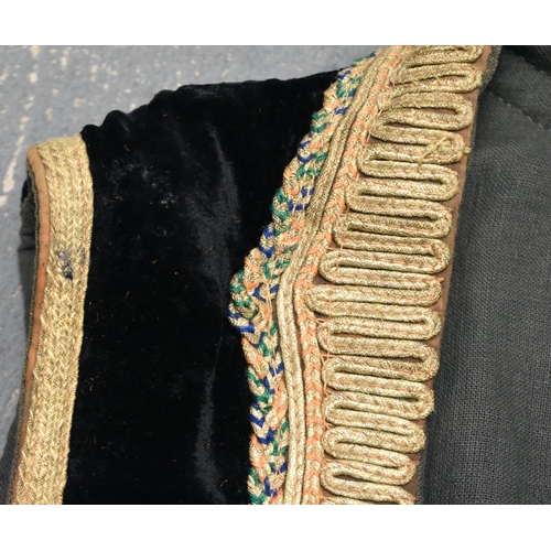 151 - THREE 19TH CENTURY MIDDLE EASTERN TURKISH OTTOMAN JACKETS. (3)  46 cm wide (armpit to armpit). (3)