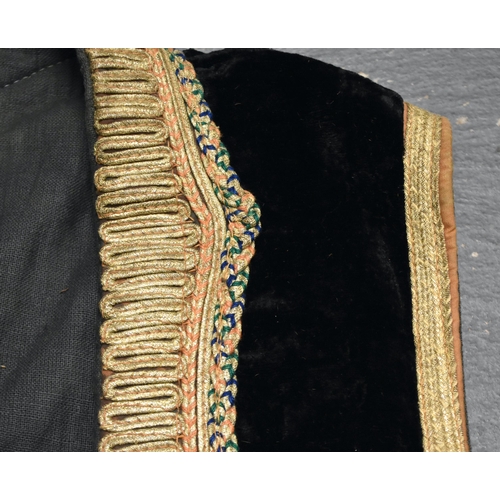 151 - THREE 19TH CENTURY MIDDLE EASTERN TURKISH OTTOMAN JACKETS. (3)  46 cm wide (armpit to armpit). (3)