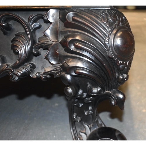 125C - A FINE LARGE 19TH CENTURY CHINESE EUROPEAN STYLE HARDWOOD SETTEE QIng, of exceptional quality, with ... 