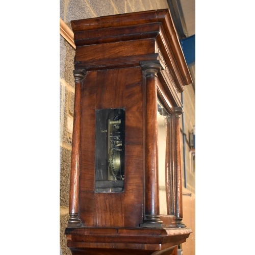 125D - A GOOD 18TH CENTURY ENGLISH LONGCASE CLOCK by William Trippett of London. 220 cm x 44 cm, dial 27 cm... 