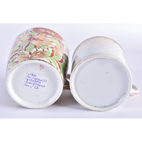 166 - Chamberlain coffee can with Finger and Thumb pattern, Barr Flight and Barr coffee printed with rural... 