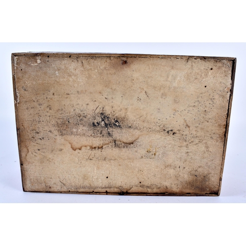 402 - A COLLECTION OF THREE ANTIQUE PRISONER OF WAR EUROPEAN STRAW WORK BOX AND COVERS, one being a dressi... 