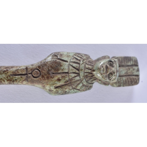 478 - AN ANCIENT EGYPTIAN PHARAOH FORK 664-332 BC. 15 cm long.