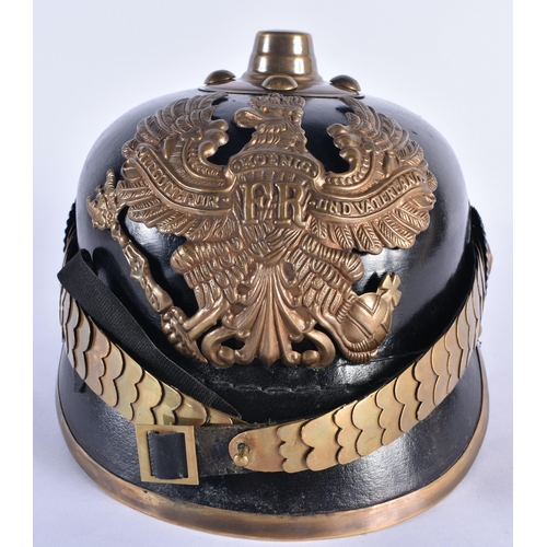 807 - A GERMAN MILITARY HELMET. 24 cm x 14 cm.