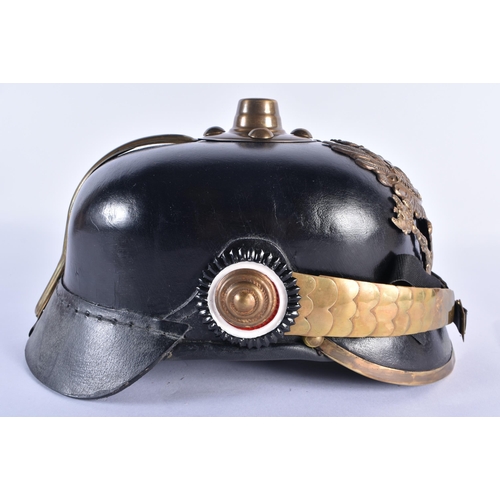 807 - A GERMAN MILITARY HELMET. 24 cm x 14 cm.