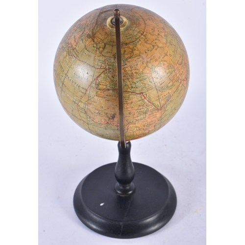 941 - A Phillips 5 Inch Educational Terrestrial Globe on Stand.Height 28cm