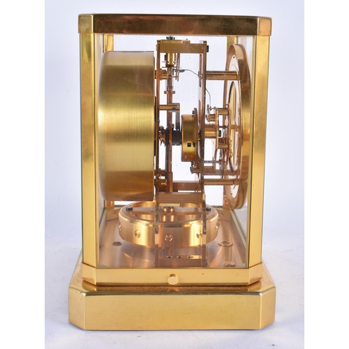 957 - A LE COULTRE ATMOS CLOCK. 24 cm x 20.5 cm x 16cm.  Not working