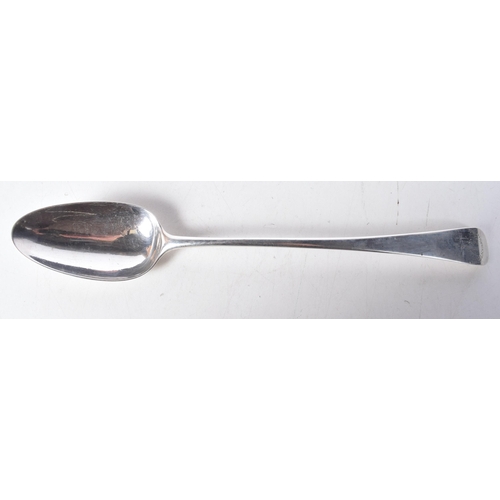 1362 - A Georgian Silver Basting Spoon Hallmarked London 1781.  29cm x 4.8 cm, weight 104g