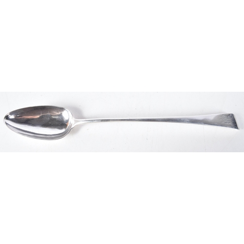 1365 - A Georgian Silver Basting Spoon by Solomon Hougham.  Hallmarked London 1795.  30.5 cm x 5 cm, weight... 