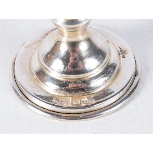 1389 - A Silver Spice Tower.  Hallmarked London 1947.  27.5 cm x 5 cm, weight 162g