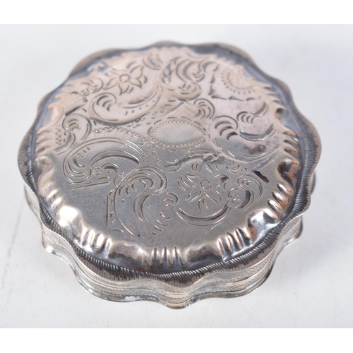 1488 - An Antique Silver Snuff Box.  Indistinct Marks, 5.7cm x 2.1cm, weight 2406g