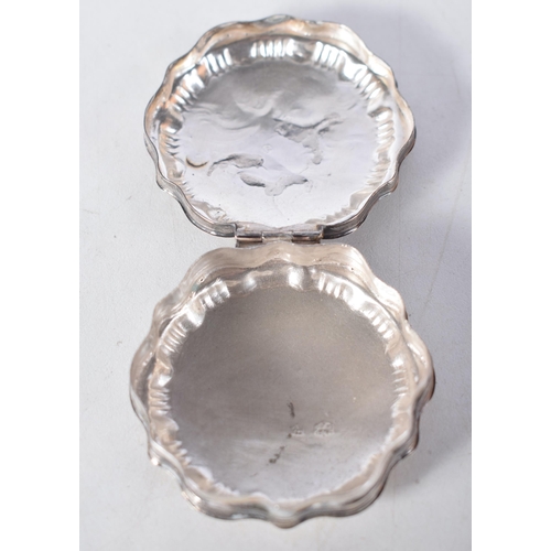 1488 - An Antique Silver Snuff Box.  Indistinct Marks, 5.7cm x 2.1cm, weight 2406g