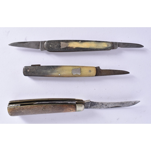 63 - ASSORTED VINTAGE POCKET KNIVES. (qty)