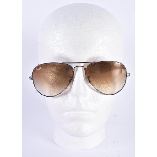 64 - SIX PAIRS OF RAYBAN SUNGLASSES. (6)