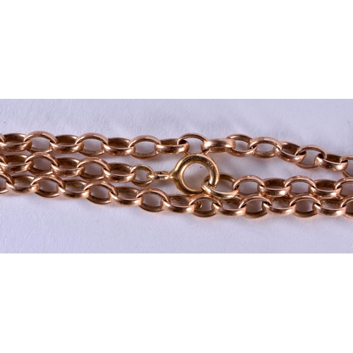 Two 9 Carat Gold Chains. Longest 65cm, total weight 23g (2)