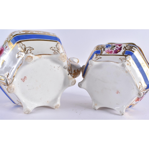 136 - AN EARLY 19TH CENTURY ENGLISH ROCKINGHAM STYLE TEA SERVICE comprising of 7 tea cups, 8 coffee cups, ... 