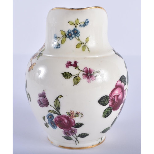 156 - Royal Worcester experimental flat back style jug with unusual handle and decoration, shape 1253, dat... 