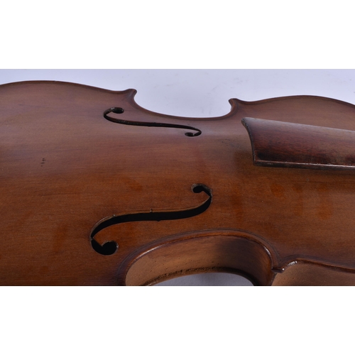 250 - A VIOLIN. 59 cm long, length of back 35.5 cm long.