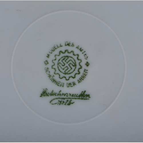 289 - A ROSENTHAL GERMAN MESS PLATE. 18 cm diameter.