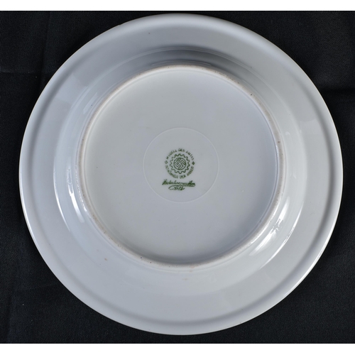 289 - A ROSENTHAL GERMAN MESS PLATE. 18 cm diameter.