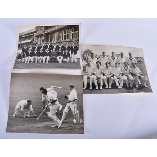 295 - CRICKET INTEREST a suitcase containing mainly 1950s press photographs of Surrey CC etc. (qty)